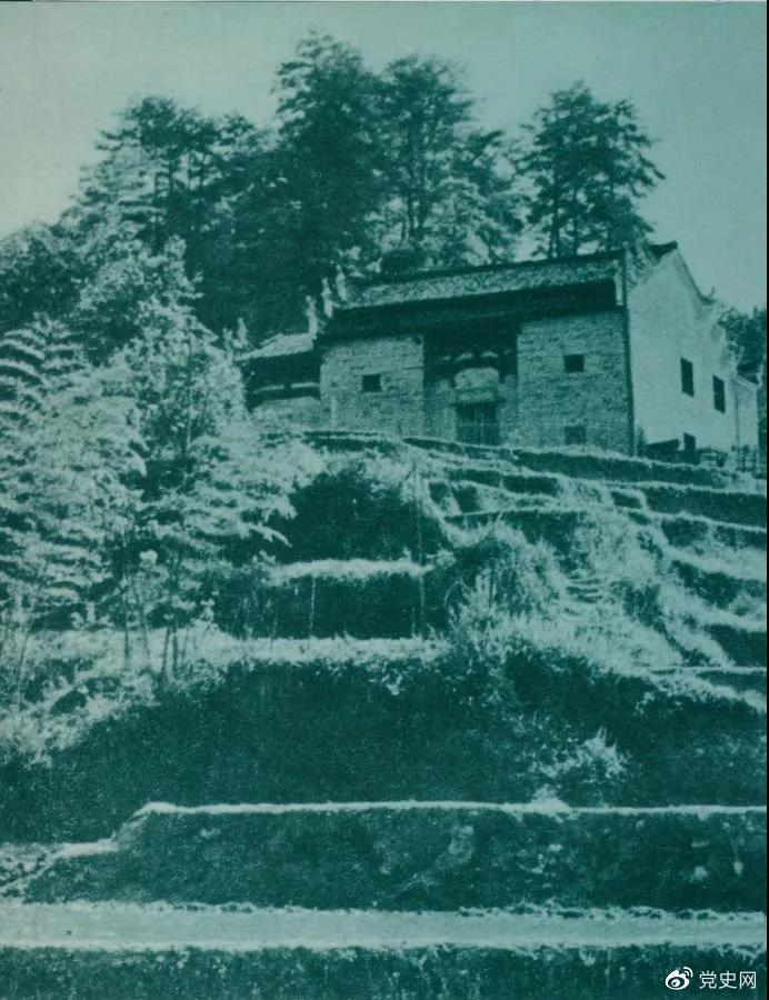 1928年5月，湘贛邊界工農(nóng)兵蘇維埃政府在寧岡茅坪成立。圖為湘贛邊界工農(nóng)兵蘇維埃政府舊址。